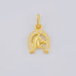 Dije Herradura Caballo 1.05 g / 1.9 cm Oro Amarillo 18K