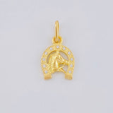 Dije Herradura Caballo 1.05 g / 1.9 cm Oro Amarillo 18K