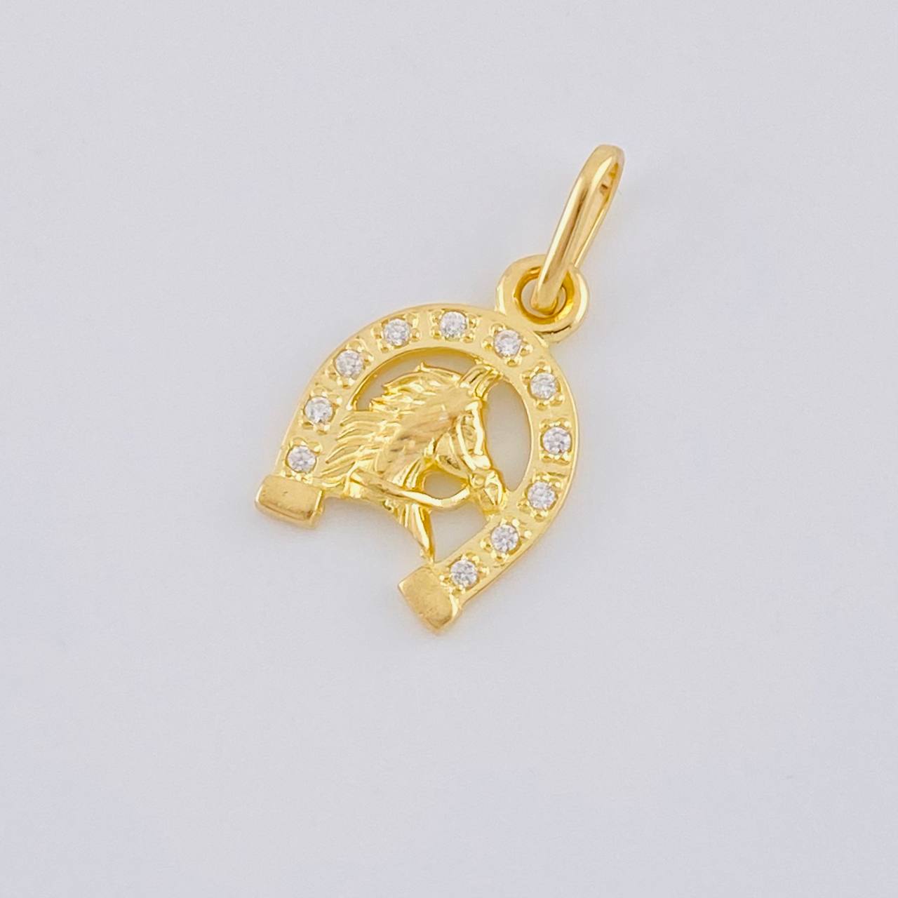 Dije Herradura Caballo 1.05 g / 1.9 cm Oro Amarillo 18K