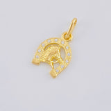 Dije Herradura Caballo 1.05 g / 1.9 cm Oro Amarillo 18K