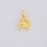 Dije Herradura Caballo 1.1 g / 1.9 cm Oro Amarillo 18K