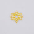 Herraje Estrella De David 1.5 g / 1.5 cm Oro Amarillo 18K