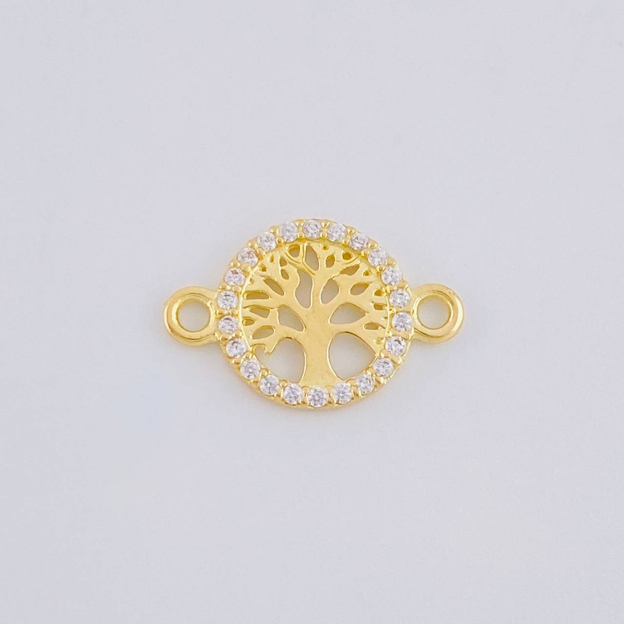 Herraje Árbol De La Vida 0.5 g / 1.4 cm Oro Amarillo 18K