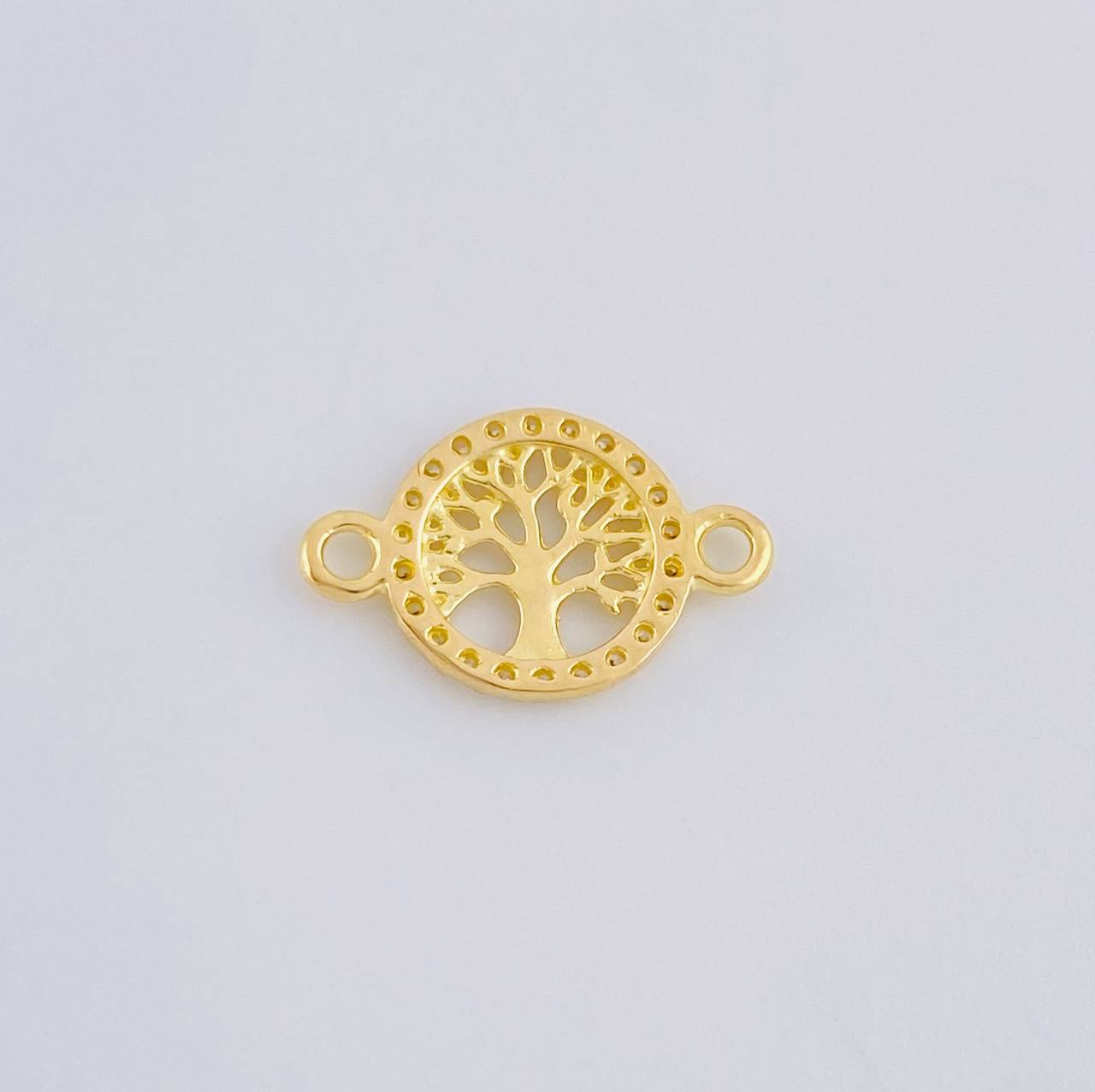 Herraje Árbol De La Vida 0.5 g / 1.4 cm Oro Amarillo 18K