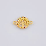 Herraje Árbol De La Vida 0.55 g / 1.5 cm Oro Amarillo 18K