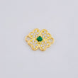 Herraje Trebol 0.9 g / 1.3 cm Oro Amarillo 18K