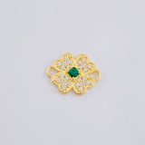 Herraje Trebol 0.85 g / 1.3 cm Oro Amarillo 18K