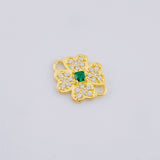 Herraje Trebol 0.85 g / 1.3 cm Oro Amarillo 18K