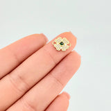 Herraje Trebol 0.9 g / 1.3 cm Oro Amarillo 18K