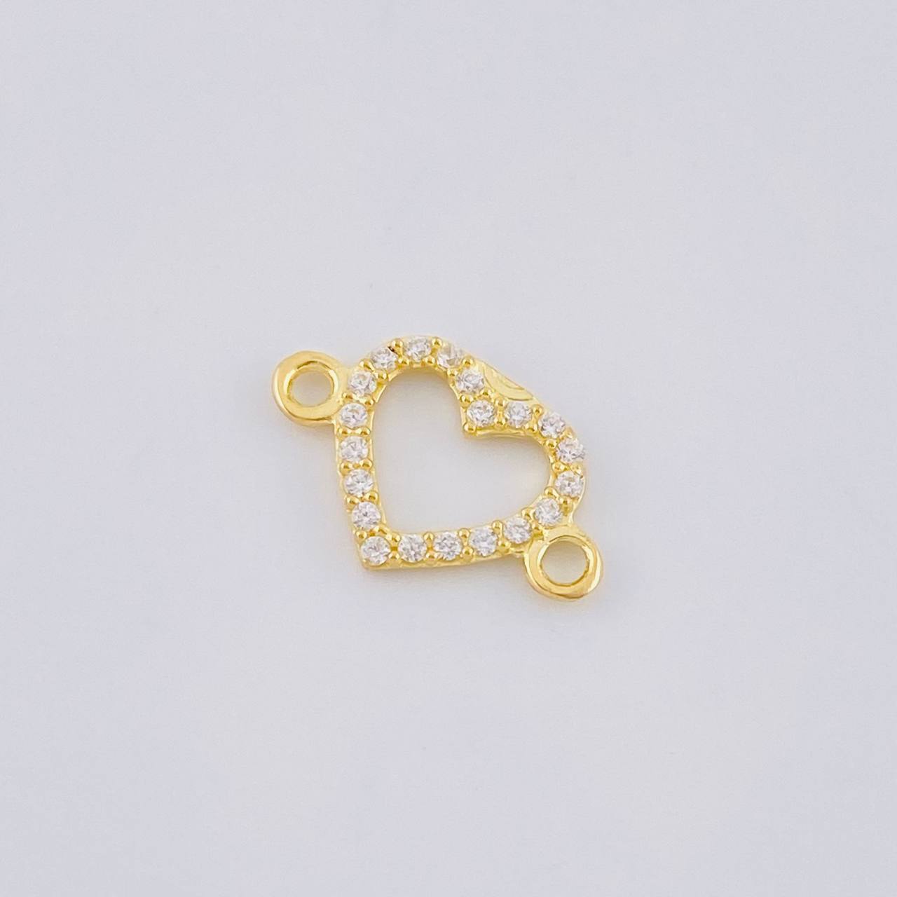 Herraje Silueta Corazón 0.4 g / 1.3 cm Oro Amarillo 18K