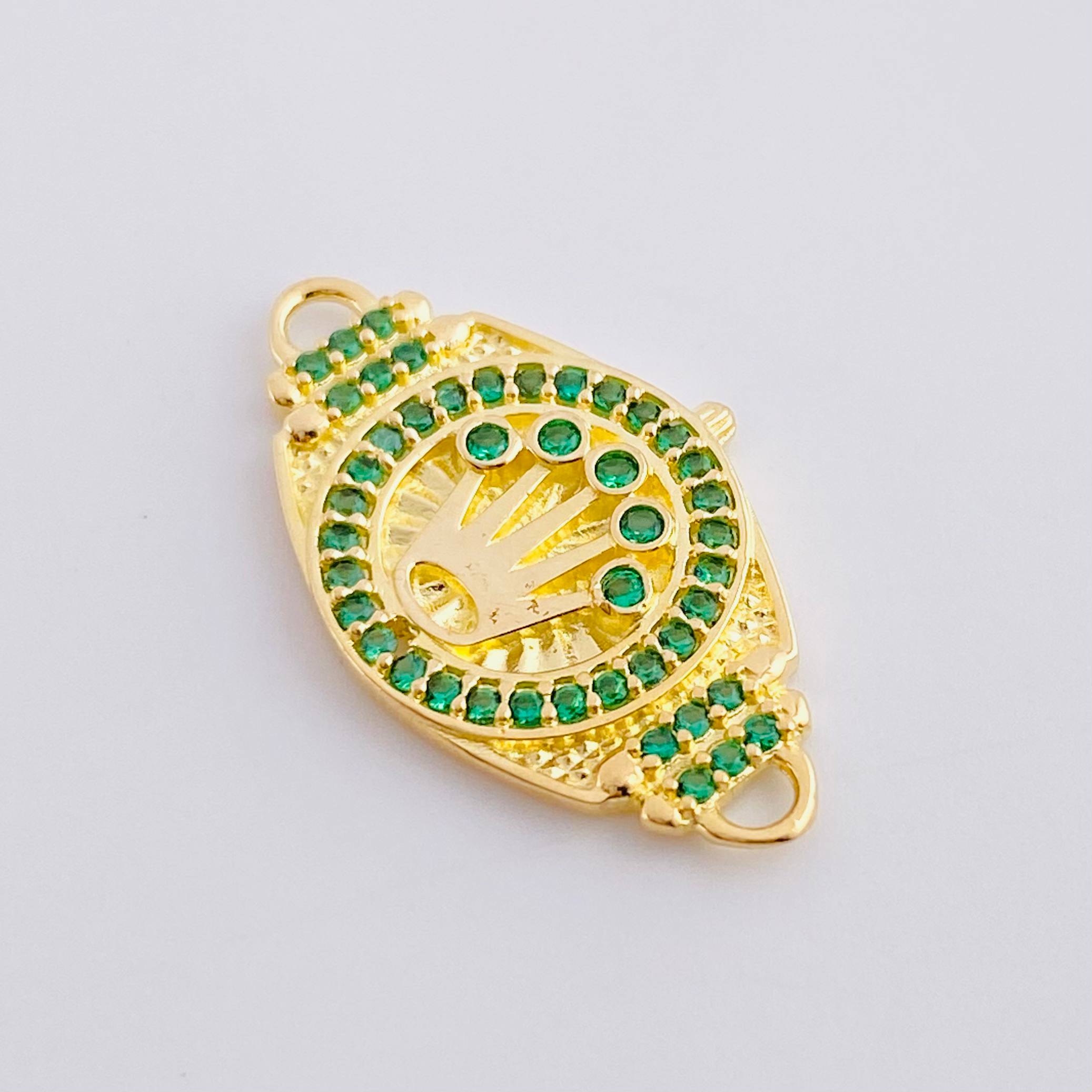 Herraje Corona 2.25 g / 2.3 cm Oro Amarillo 18K