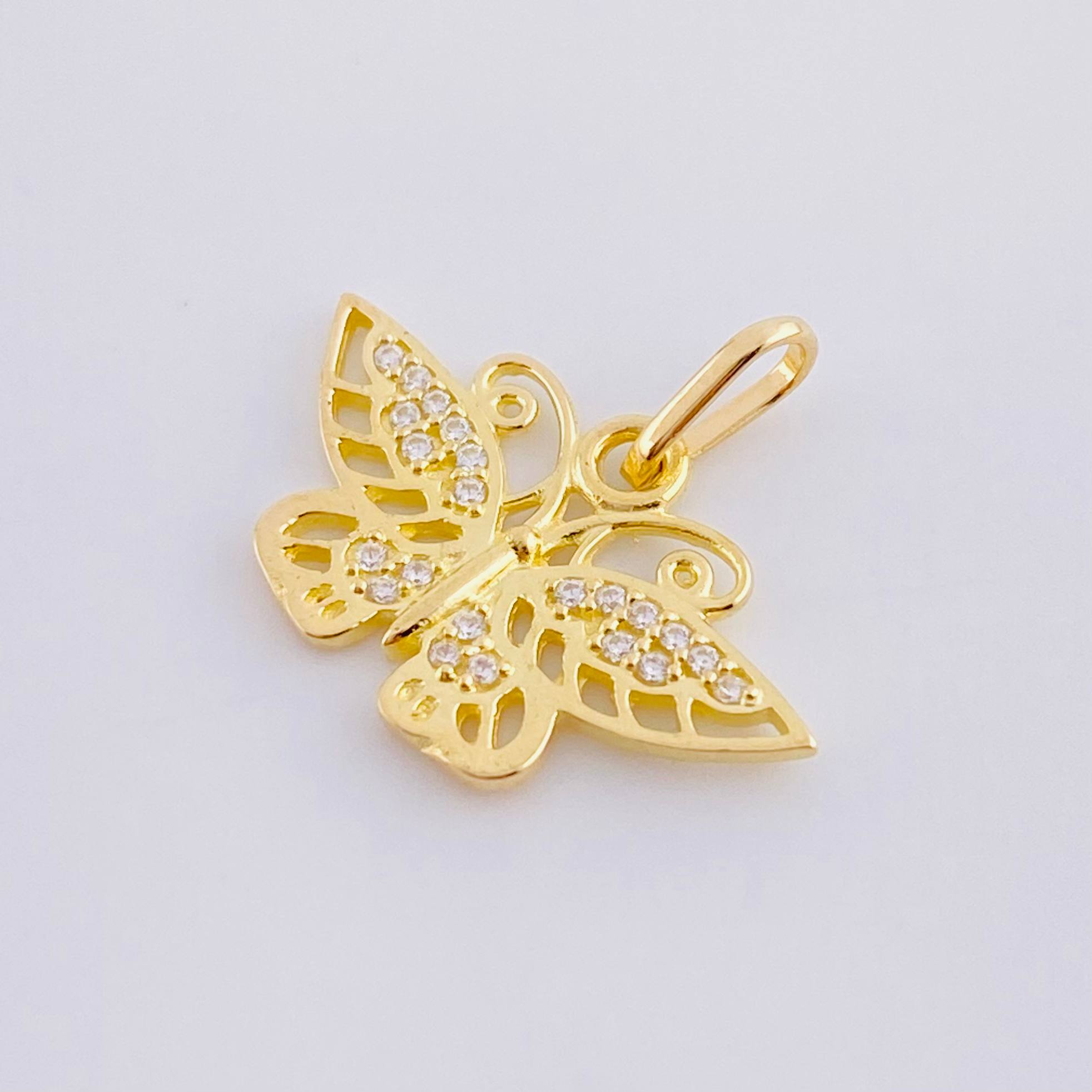 Dije Mariposa 1.25 g / 1.5 cm Oro Amarillo 18K
