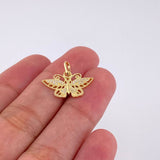 Dije Mariposa 1.25 g / 1.5 cm Oro Amarillo 18K