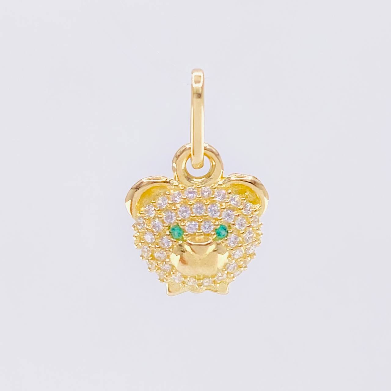 Dije Rostro Oso 1.05 g / 1.5 cm Oro Amarillo 18K