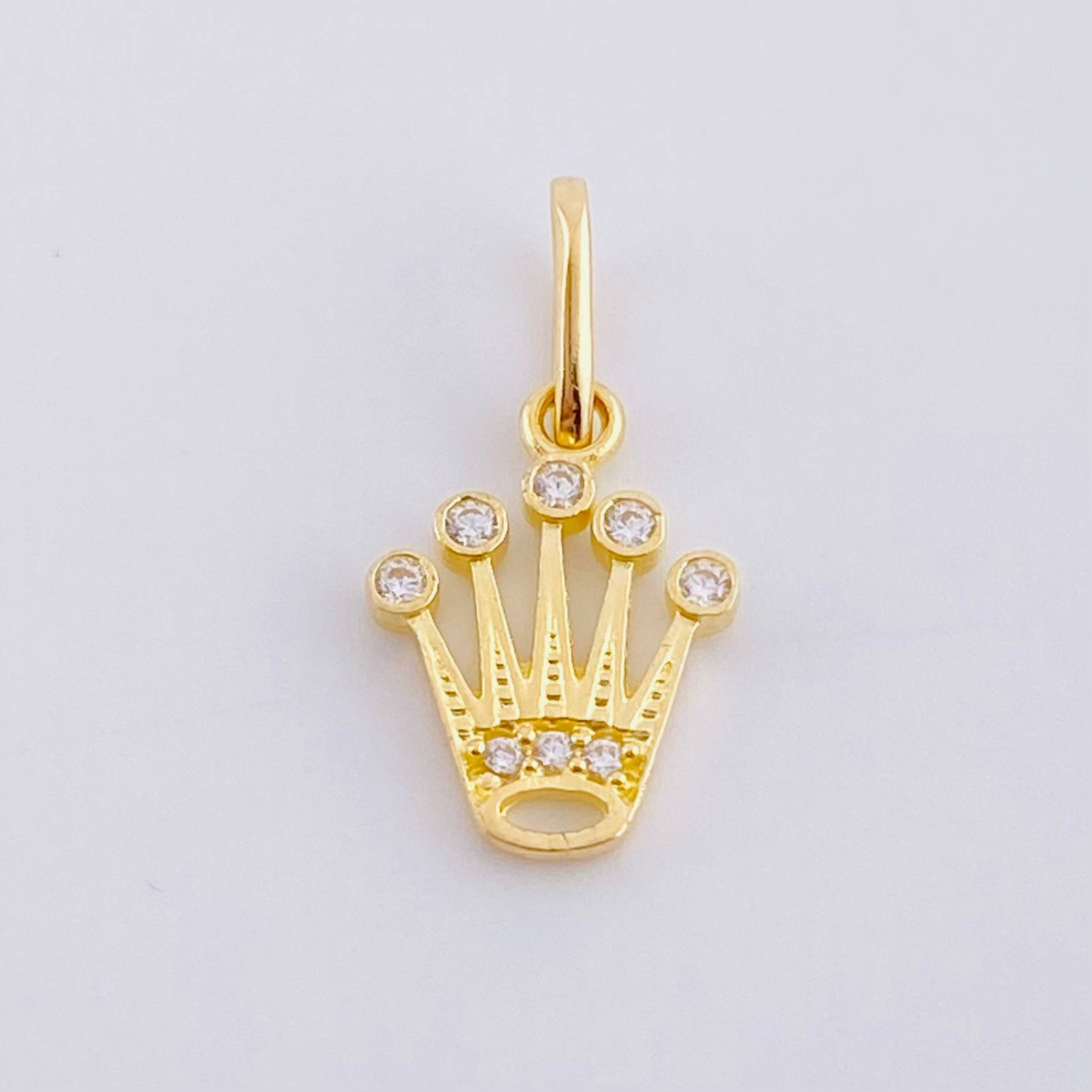 Dije Corona 0.7 g / 1.8 cm Oro Amarillo 18K