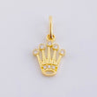Dije Corona 0.7 g / 1.8 cm Oro Amarillo 18K