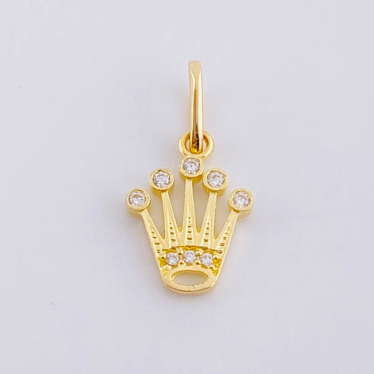 Dije Corona 0.7 g / 1.8 cm Oro Amarillo 18K