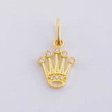 Dije Corona 0.7 g / 1.8 cm Oro Amarillo 18K