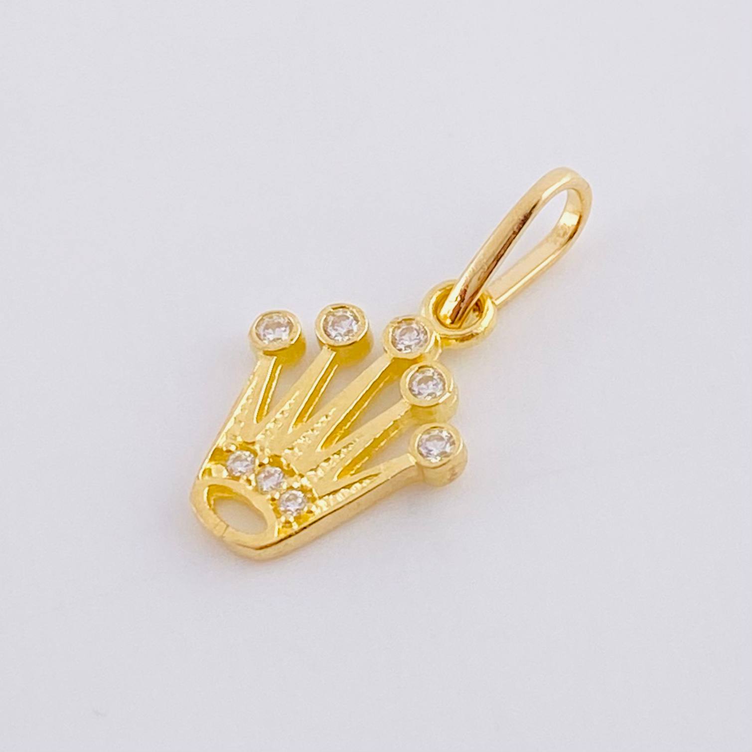 Dije Corona 0.7 g / 1.8 cm Oro Amarillo 18K