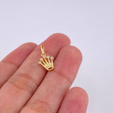 Dije Corona 0.7 g / 1.8 cm Oro Amarillo 18K