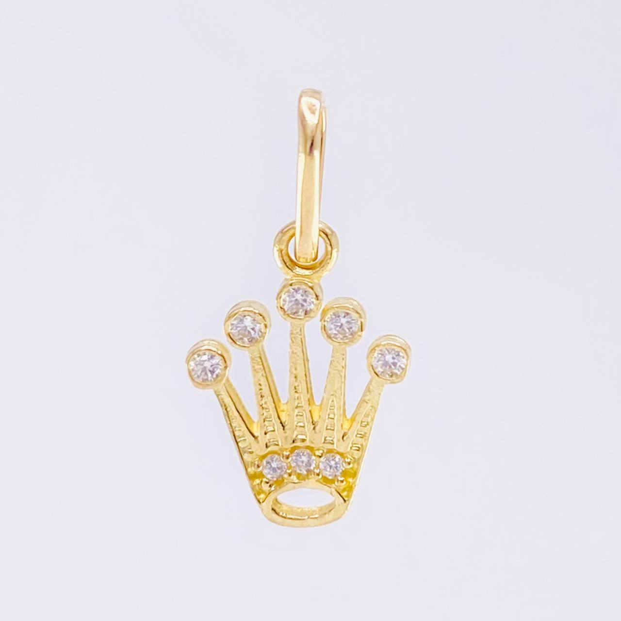 Dije Corona 0.7 g / 1.8 cm Oro Amarillo 18K