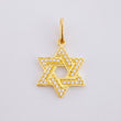 Herraje Estrella De David 1.1 g / 1.5 cm Oro Amarillo 18K