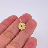 Dije Flor 1 g / 2.7 cm Oro Amarillo 18K