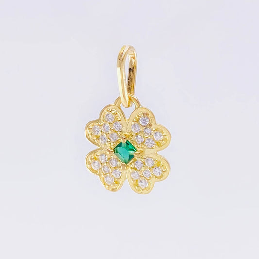Dije Trebol 0.9 g / 1.5 cm Oro Amarillo 18K