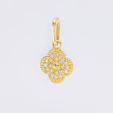 Dije Trebol 0.8 g / 1.5 cm Oro Amarillo 18K