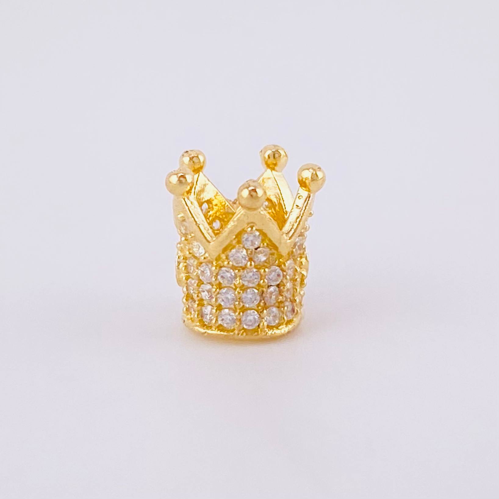 Herraje Corona Tupida 1 g / 1.5 cm Oro Amarillo 18K