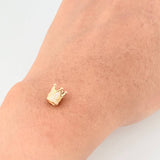Herraje Corona Tupida 1 g / 1.5 cm Oro Amarillo 18K