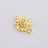 Herraje Girasol 0.95 g / 1.5 cm Oro Amarillo 18K