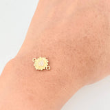 Herraje Girasol 0.95 g / 1.5 cm Oro Amarillo 18K