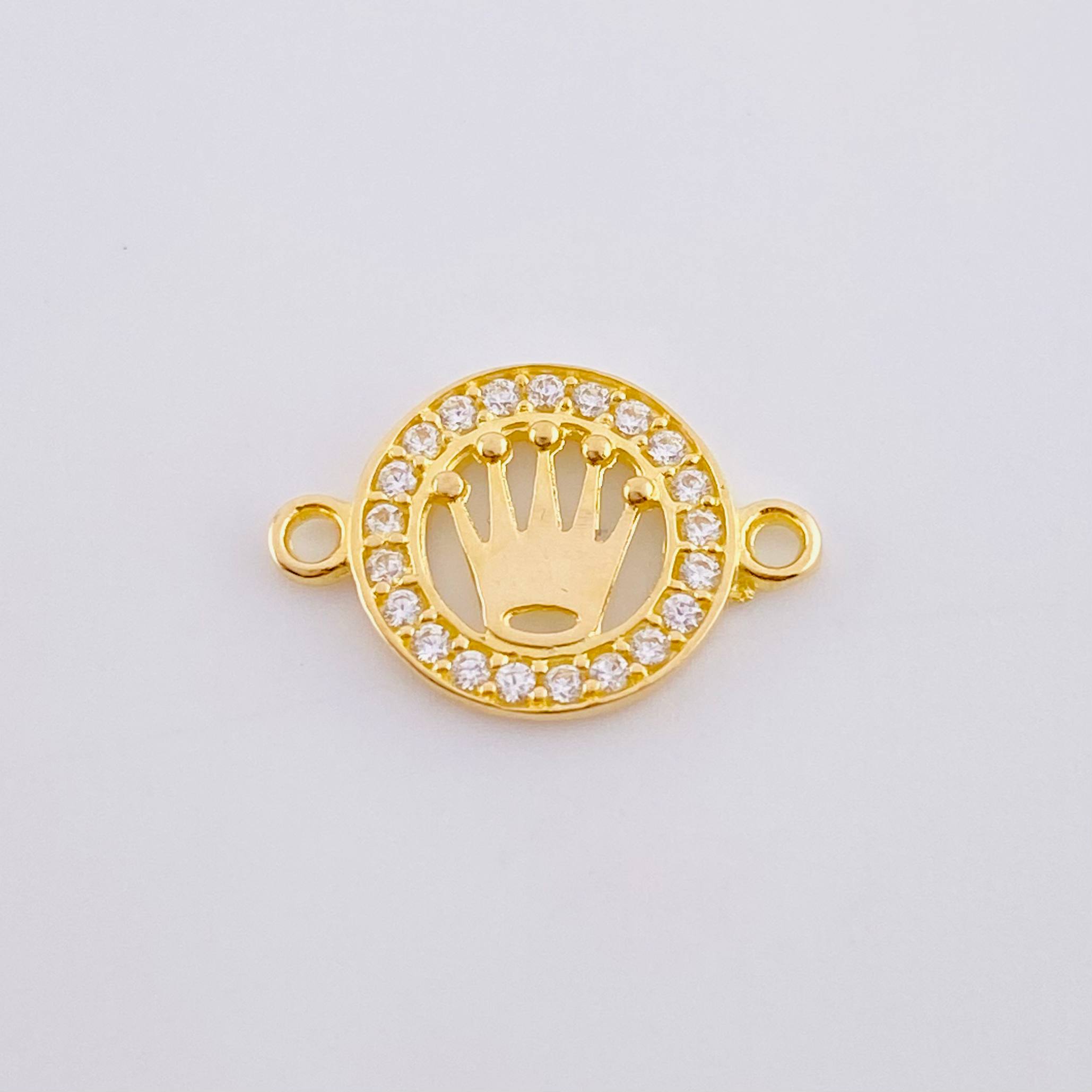 Herraje Corona 0.6 g / 2.5 cm Oro Amarillo 18K