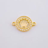 Herraje Corona 0.6 g / 2.5 cm Oro Amarillo 18K