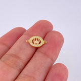 Herraje Medalla Corona 0.6 g / 1.3 cm Oro Amarillo 18K