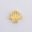 Herraje Corona Real 0.75 g / 1 cm Oro Amarillo 18K