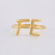 Anillo Fé 1.75 g / T7 1/4 Oro Amarillo 18K