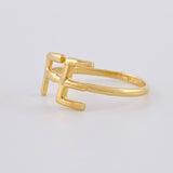 Anillo Fé 1.7 g / T5 Oro Amarillo 18K