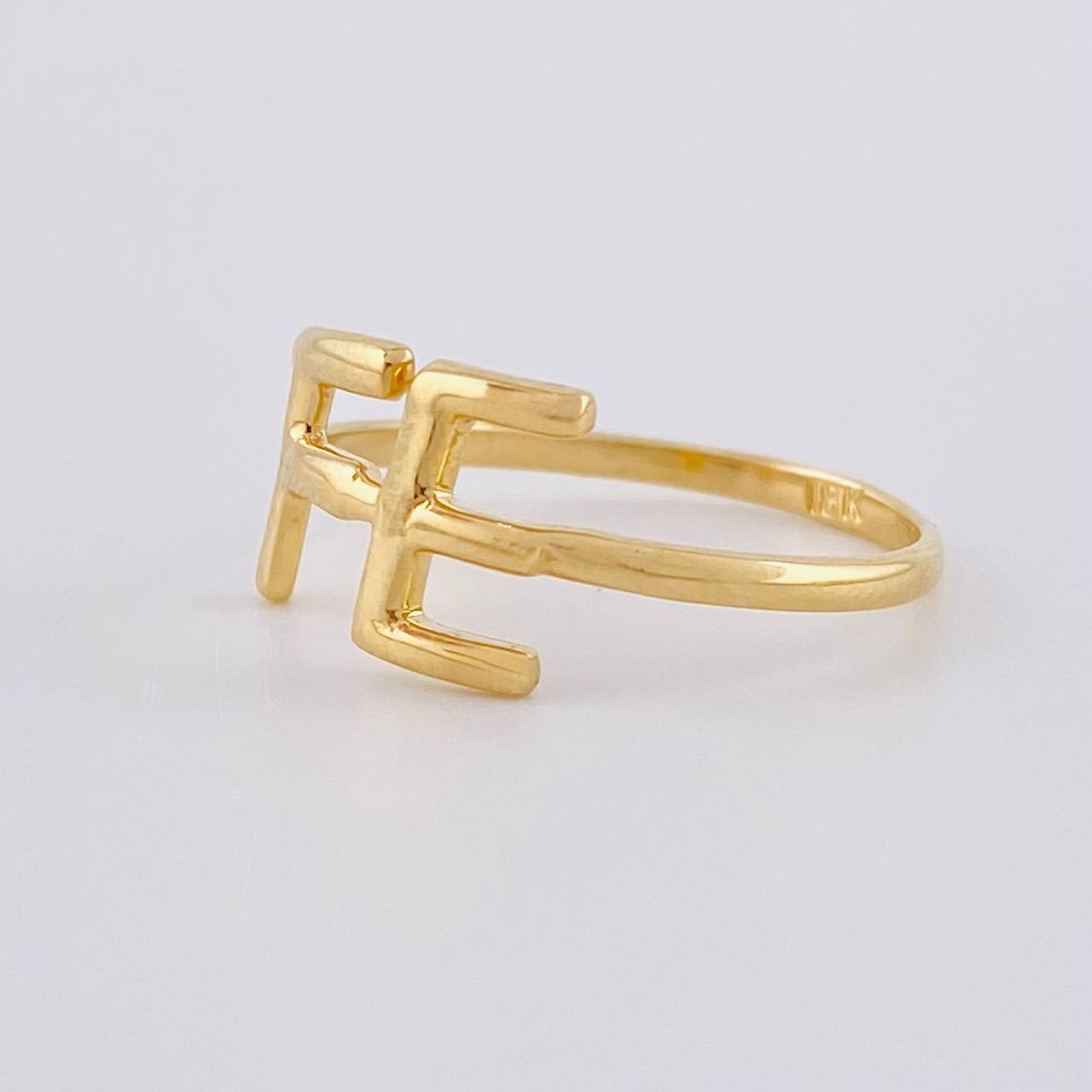Anillo Fé 1.75 g / T7 1/4 Oro Amarillo 18K