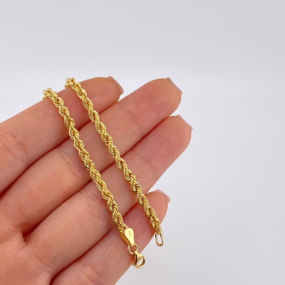 Cadena Lazo 6.85 g / 51.5 cm / 3.25 mm Oro Amarillo 18K