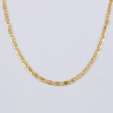 Cadena Plana Diamantada 2.85 g / 42 cm / 2.15 mm Tres Oros 18K
