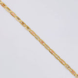 Cadena Plana Diamantada 2.85 g / 42 cm / 2.15 mm Tres Oros 18K