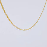 Cadena China 5.65 g / 45.4 cm / 2.4 mm Oro Amarillo 18K