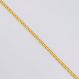 Cadena China 3.35g / 50cm / 3.4mm Oro Amarillo 18K