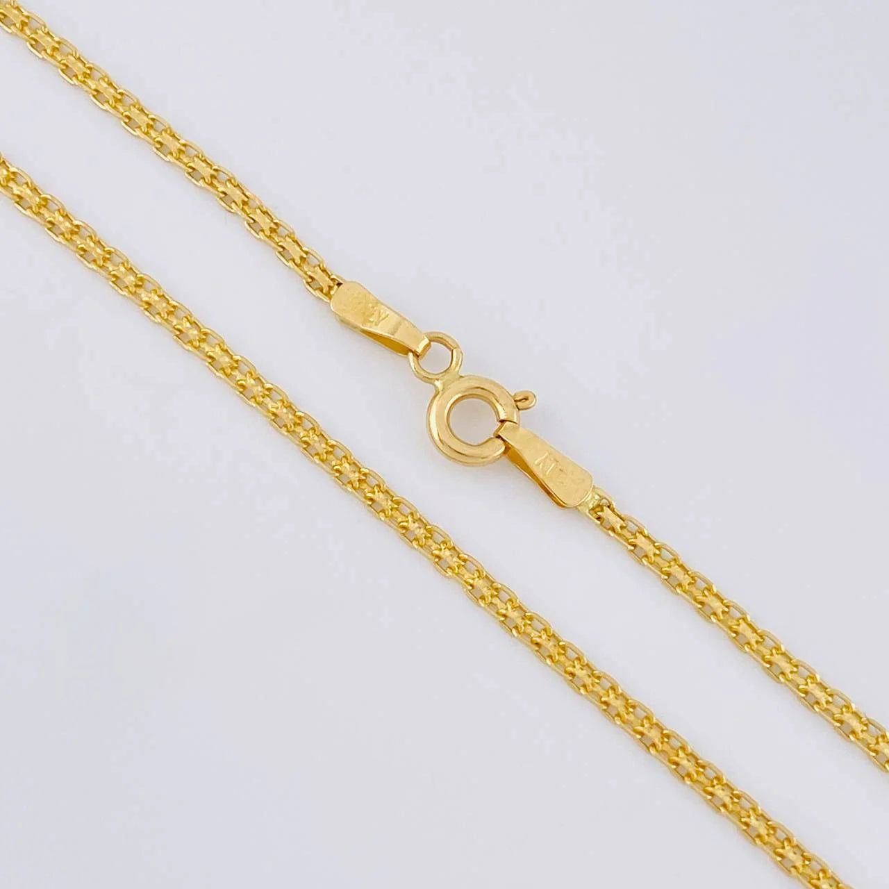 Cadena China 3.35g / 50cm / 3.4mm Oro Amarillo 18K