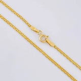 Cadena China 3.35g / 50cm / 3.4mm Oro Amarillo 18K