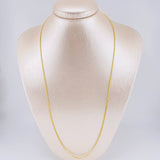 Cadena China 7 g / 65.5 cm / 2.6 mm Oro Amarillo 18K