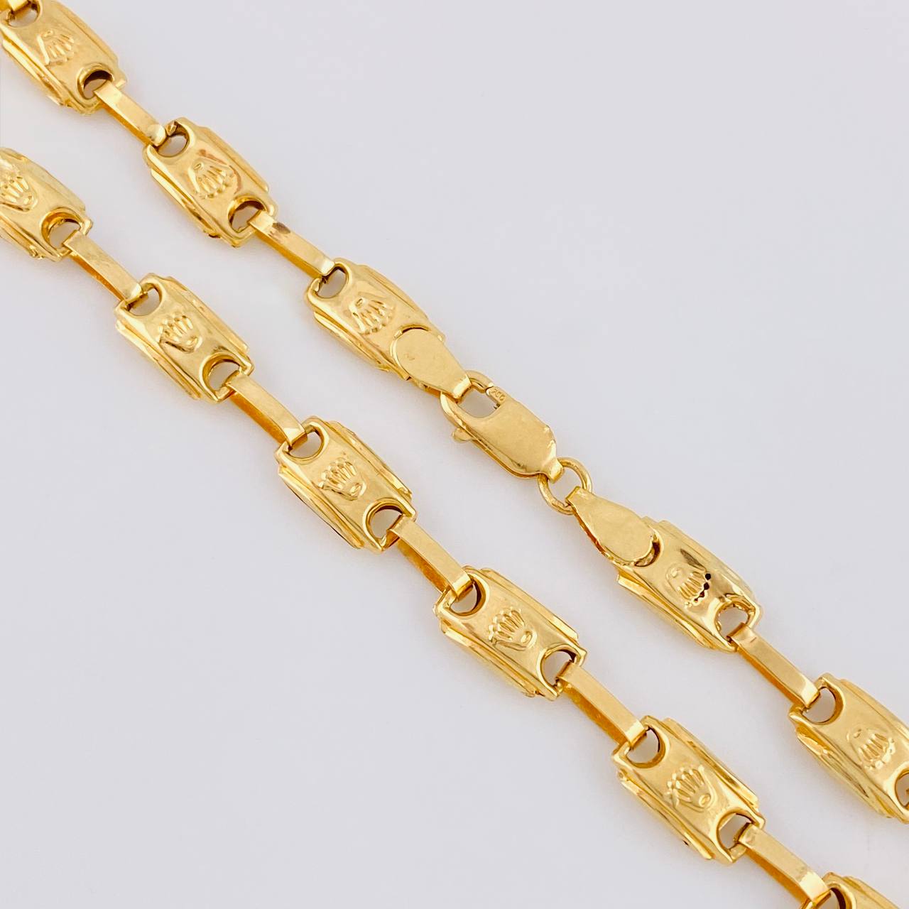 Cadena Rustica Corona 12.55 g / 63 cm / 5.6 mm Oro Amarillo 18K