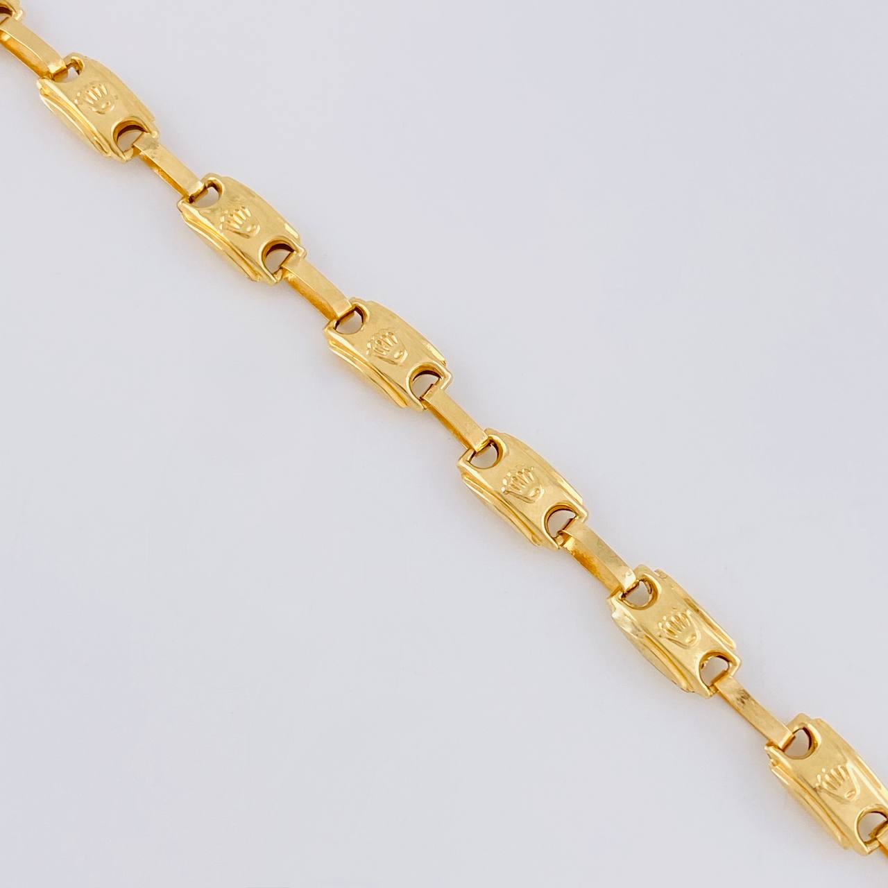 Cadena Rustica Corona 12.55 g / 63 cm / 5.6 mm Oro Amarillo 18K